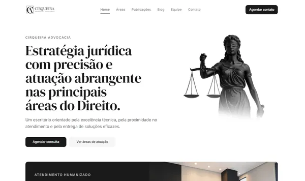 Site do Leo de Mello Studio Nails com imagem de destaque e chamada para agendamento