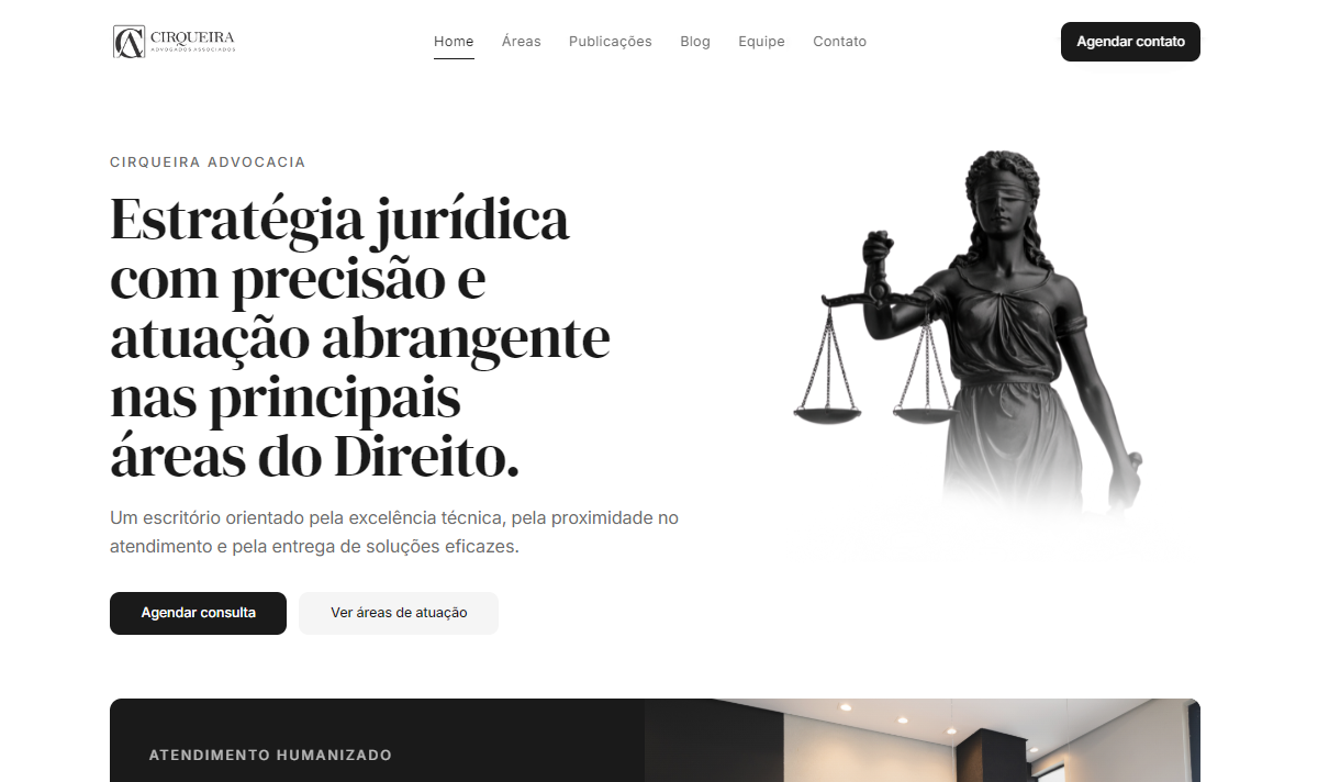 Site do Leo de Mello Studio Nails com foto de destaque e chamada para agendamento